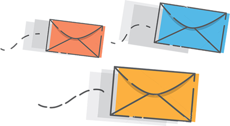 Ícone e-mails governamentais e legislativos